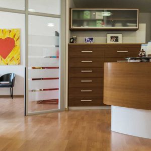 Wartezimmer und Rezeption