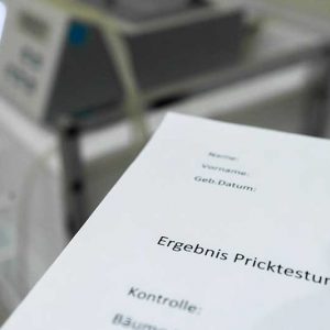 Ergebnis einer Untersuchung